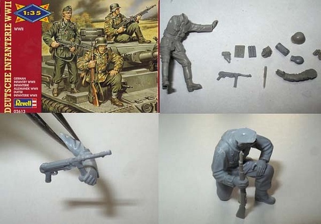 Deutsche Infanteristen 1942/43, Revell 1:35 von Peter Hochstrasser