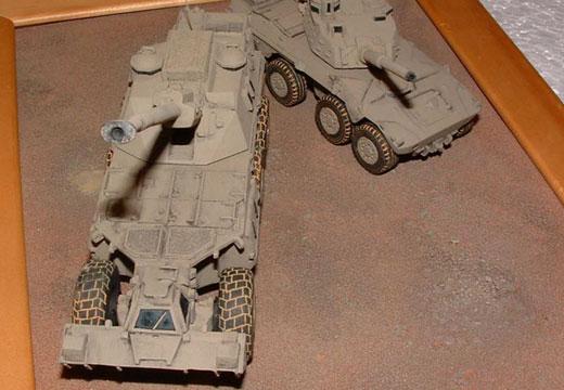Rooikat und G6 Howitzer