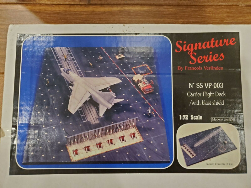 Verlinden Productions Nr. 300 oder Nr. SS VP-003 Carrier Flight Deck with Blast Shield -  boxart