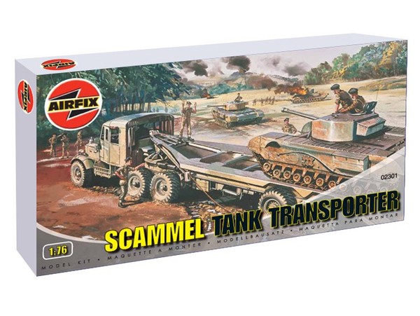 Scammel Tank Transporter mit M4A1 Sherman