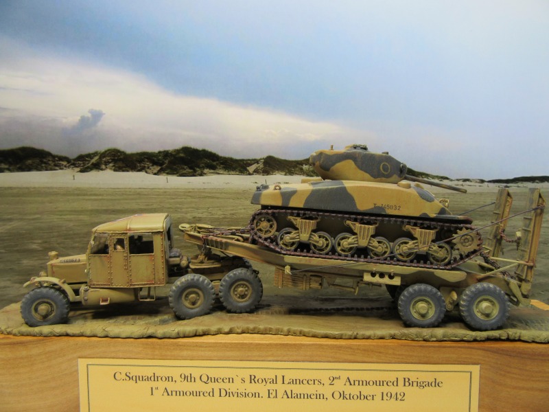 Scammel Tank Transporter mit M4A1 Sherman