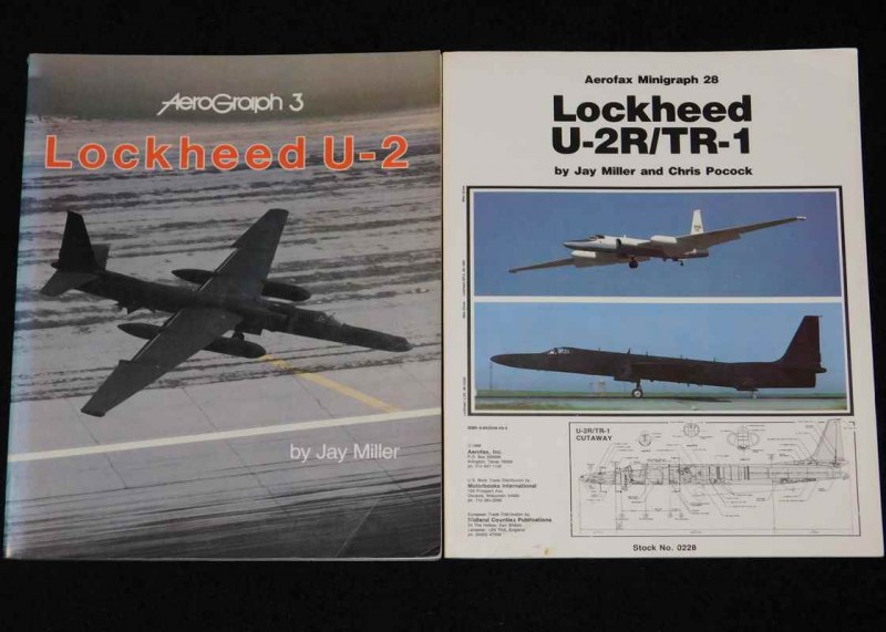 JAY MILLER . Aerograph 3 Lockheed U-2 von 1983 und Aerofax Minigraph 28 von 1988 