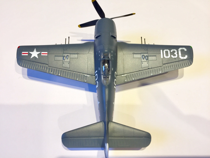 Modellino Aereo Grumman F8F Bearcat Per RC (62" WS) - Piani Stampati, Non Assemblato