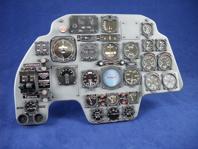 Instrumentenpanel Messerschmitt Bf 110 C