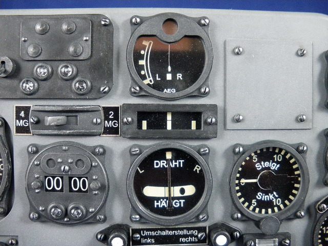 Instrumentenpanel Messerschmitt Bf 110 C