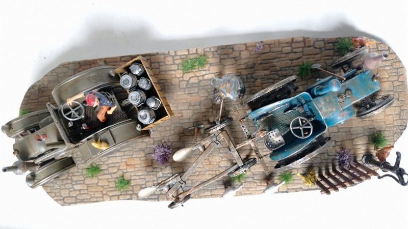 Das Treffen vor dem Hof