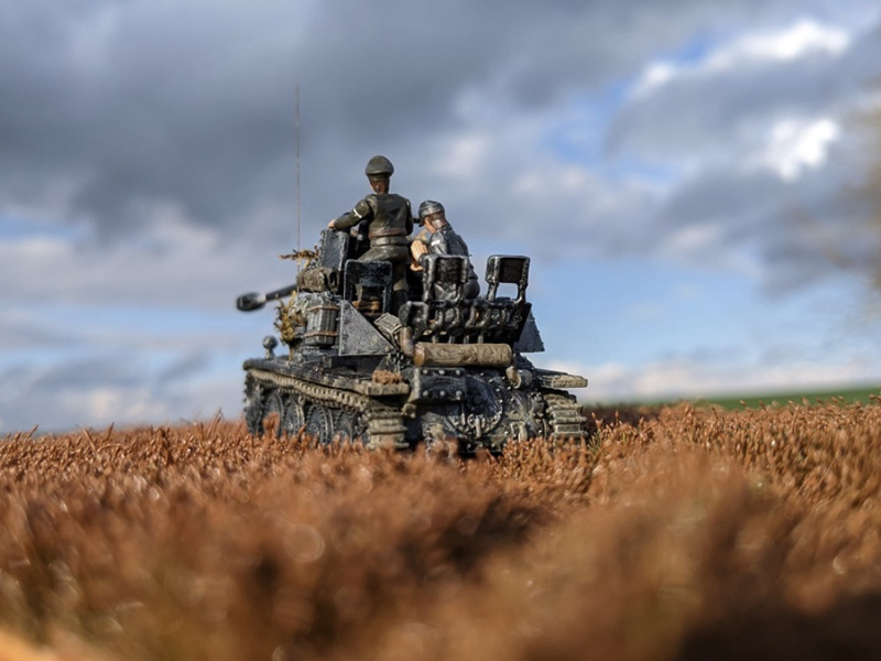 Der fehlende Schutz für die Panzerbesatzung nach hinten und oben war der größte Nachteil dieses Fahrzeuges 