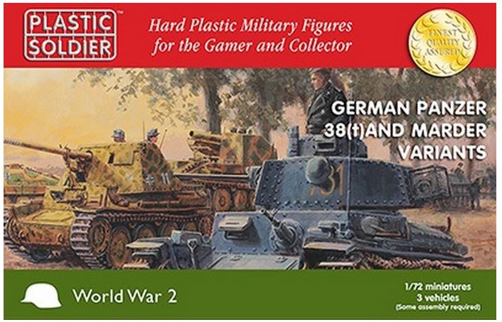 Blick auf das Bausatzcover des 1:72 Easy-Assembly Bausatzes von PlasticSoldier