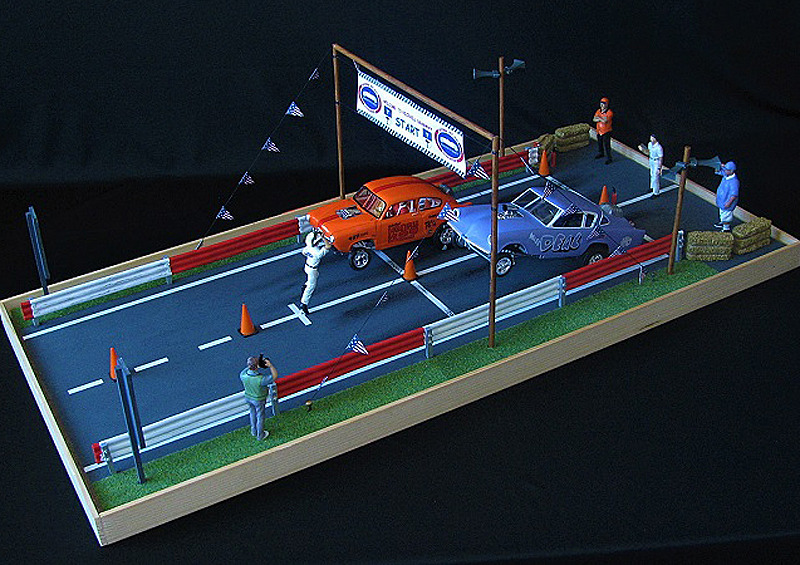 Dragster-Diorama