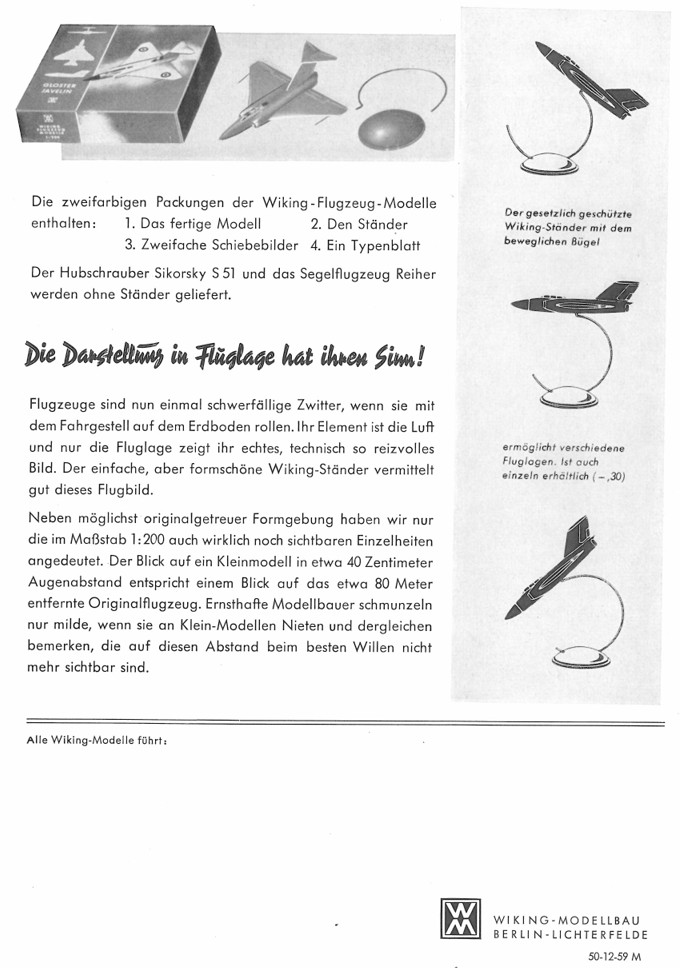 90 Jahre Flugzeug-Modelle