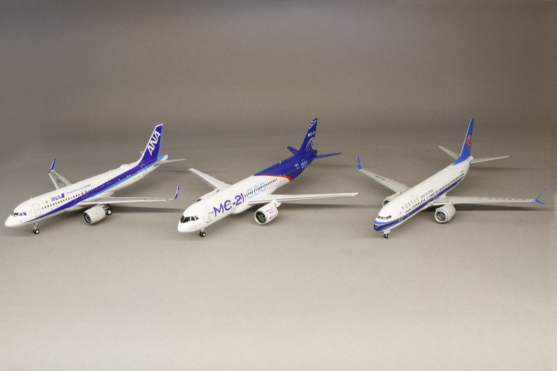 Airbus A320Neo, Irkut MC-21 und Boeing 737 MAX 8