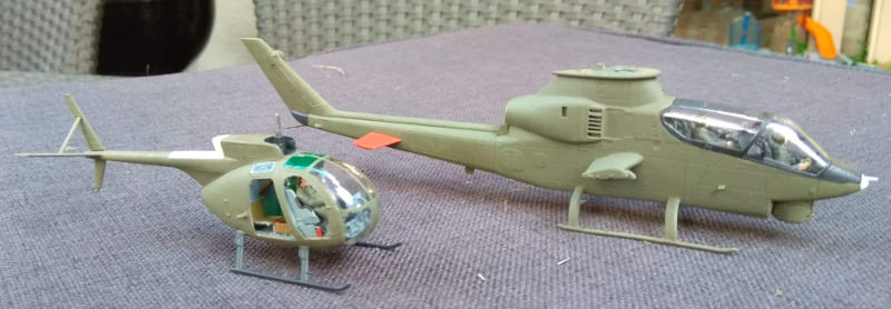 “Pink Team” – OH-6A Cayuse und AH-1G Cobra