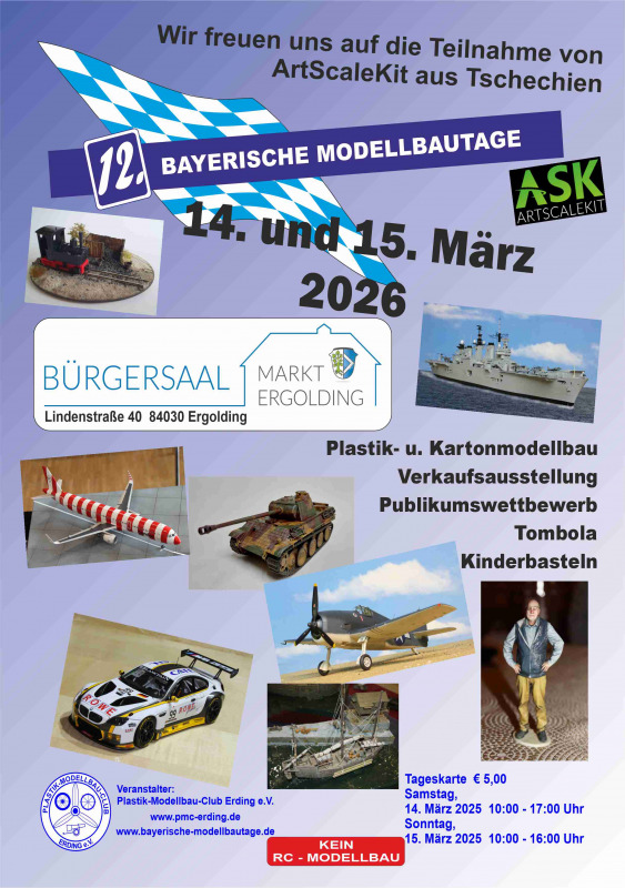 12. Bayerische Modellbautage Ergolding 14./15.03.2026 - Teil 1