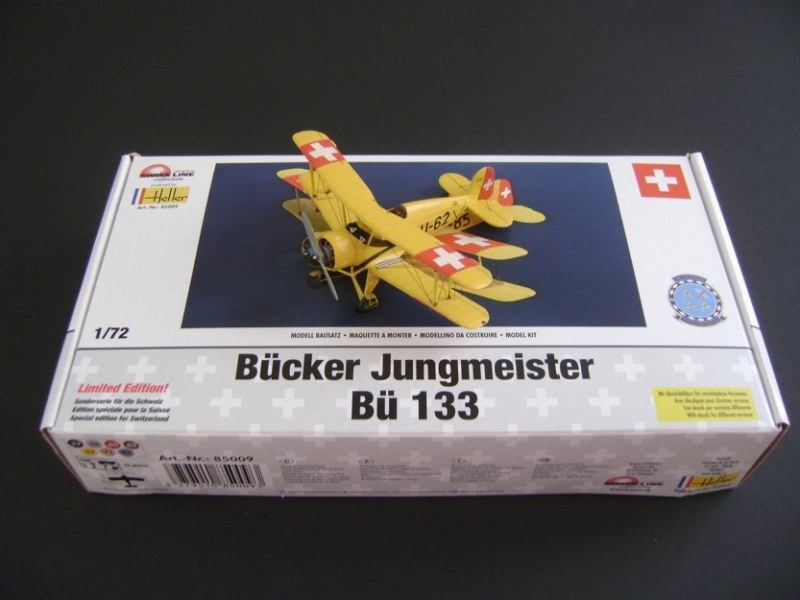 Heller Bausatz Bücker Jungmeister Bü-133 Schweizer Luftwaffe in 1:72