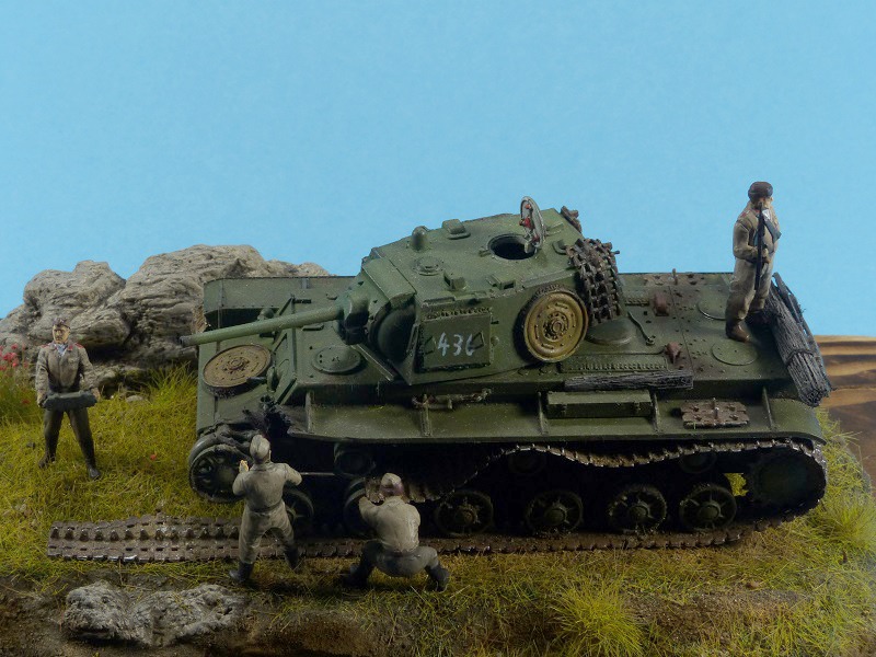 KV-1 Feldreparatur