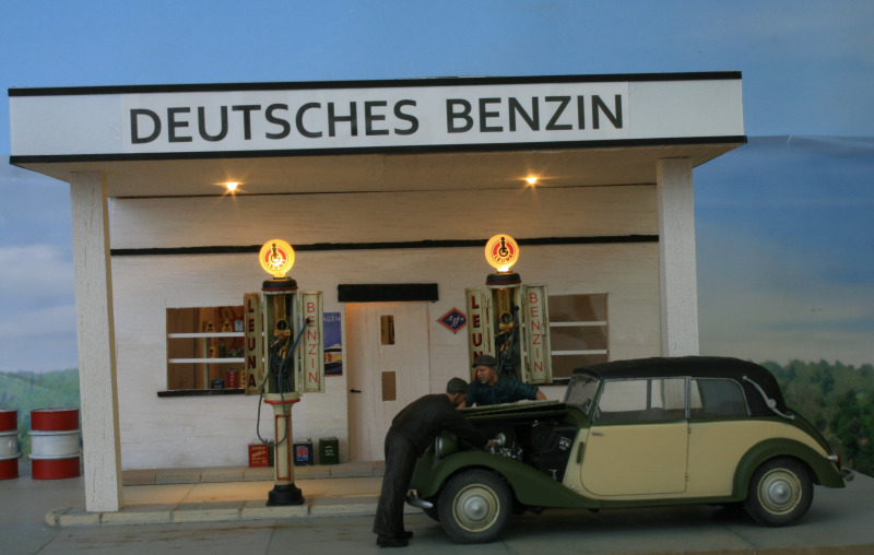 Tankstelle um 1938