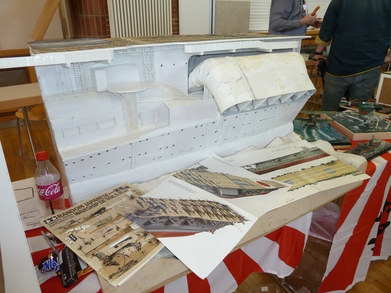 Flugzeugträgerdeck-Konstruktion, japanische Marine WWII, 1:48