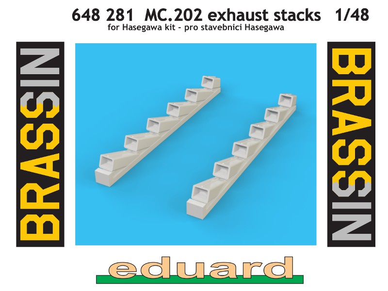 Eduard Brassin - MC.202 exhaust stacks
