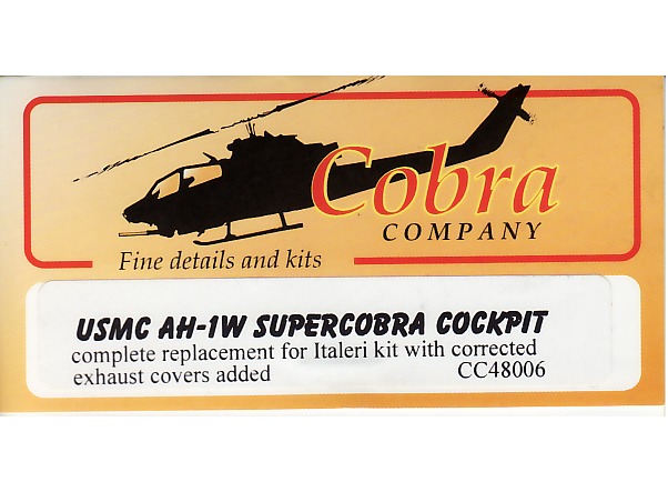 Cobra Company - AH-1W “Whisky Cobra” Cockpit Set