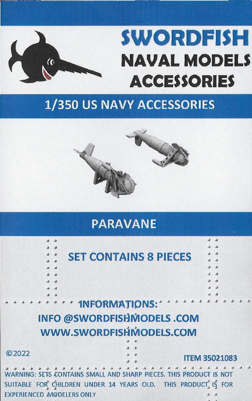 Swordfish Models  - Paravane