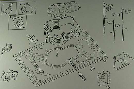 Italeri - Bunker and Accessories