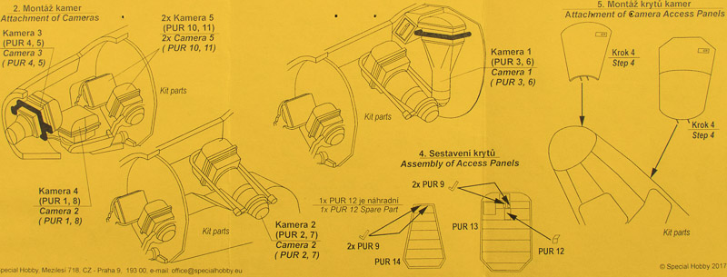 CMK - RF-84F Thunderflash Camera Bay Set