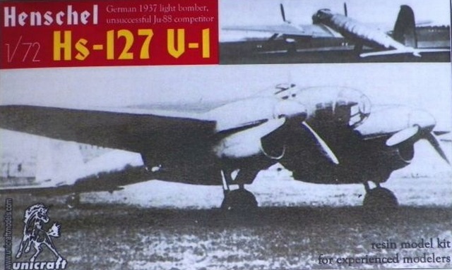 Unicraft Models - Henschel Hs-127 V-1