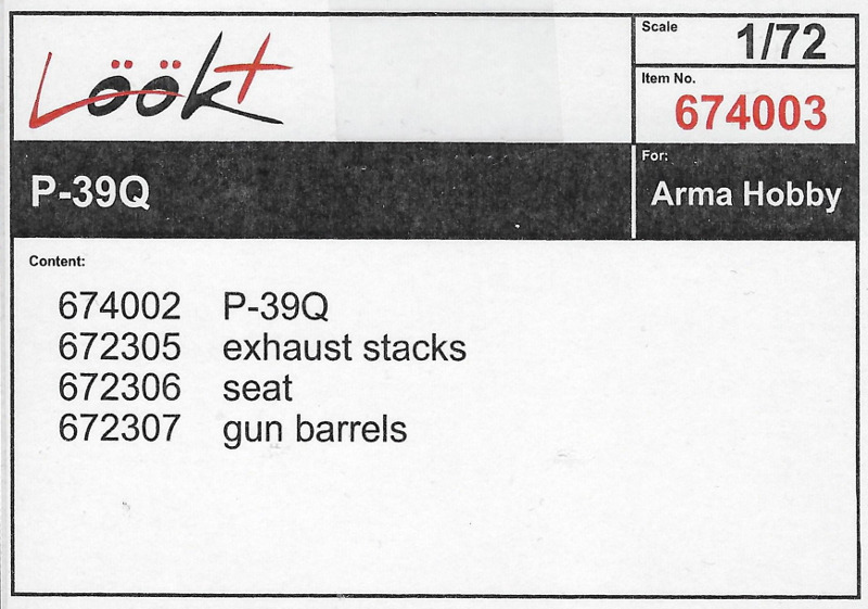 Eduard - P-39Q LööKplus 1/72