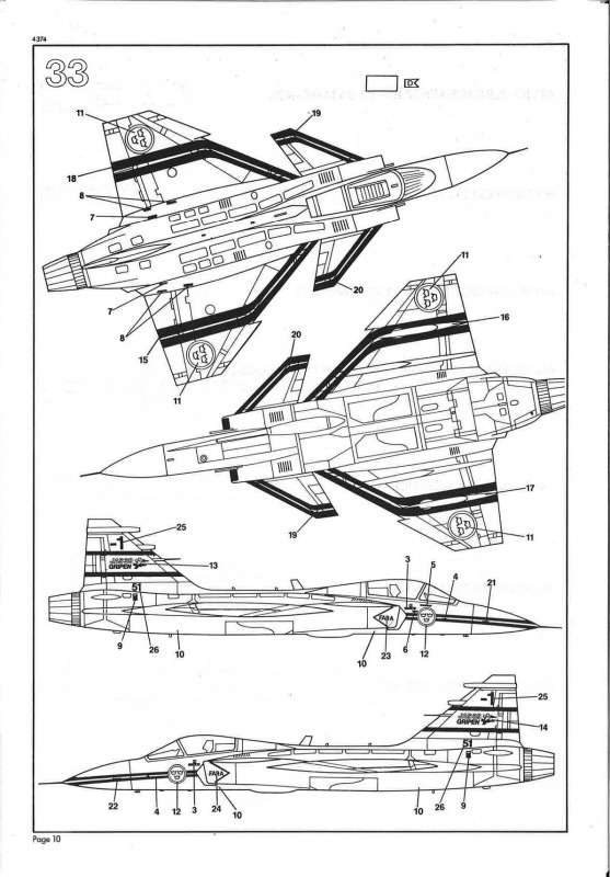 Revell - SAAB JAS 39 Gripen