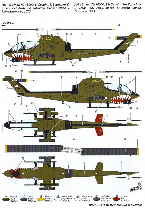 Special Hobby - AH-1G Cobra "Over the USA & Europe"