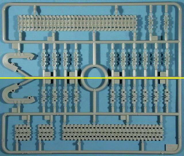 Zwei Ansichten des doppelt vorhandenen Spritzlings B