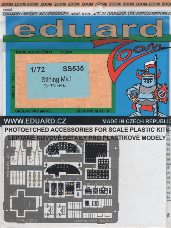 Eduard Ätzteile - Stirling Mk.I Zoom