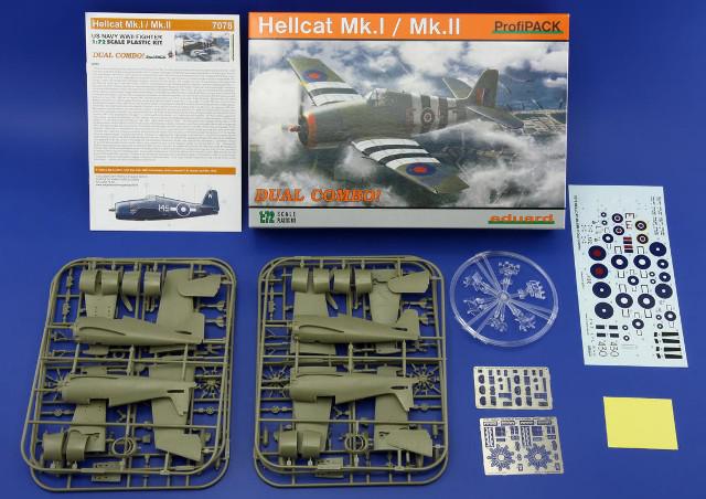 Eduard Bausätze - Hellcat Mk.I / Mk.II Profi Pack Dual Combo