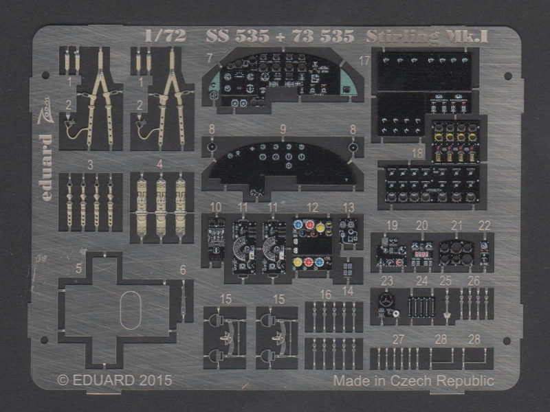 Eduard Ätzteile - Stirling Mk.I