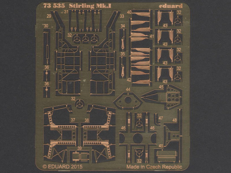 Eduard Ätzteile - Stirling Mk.I