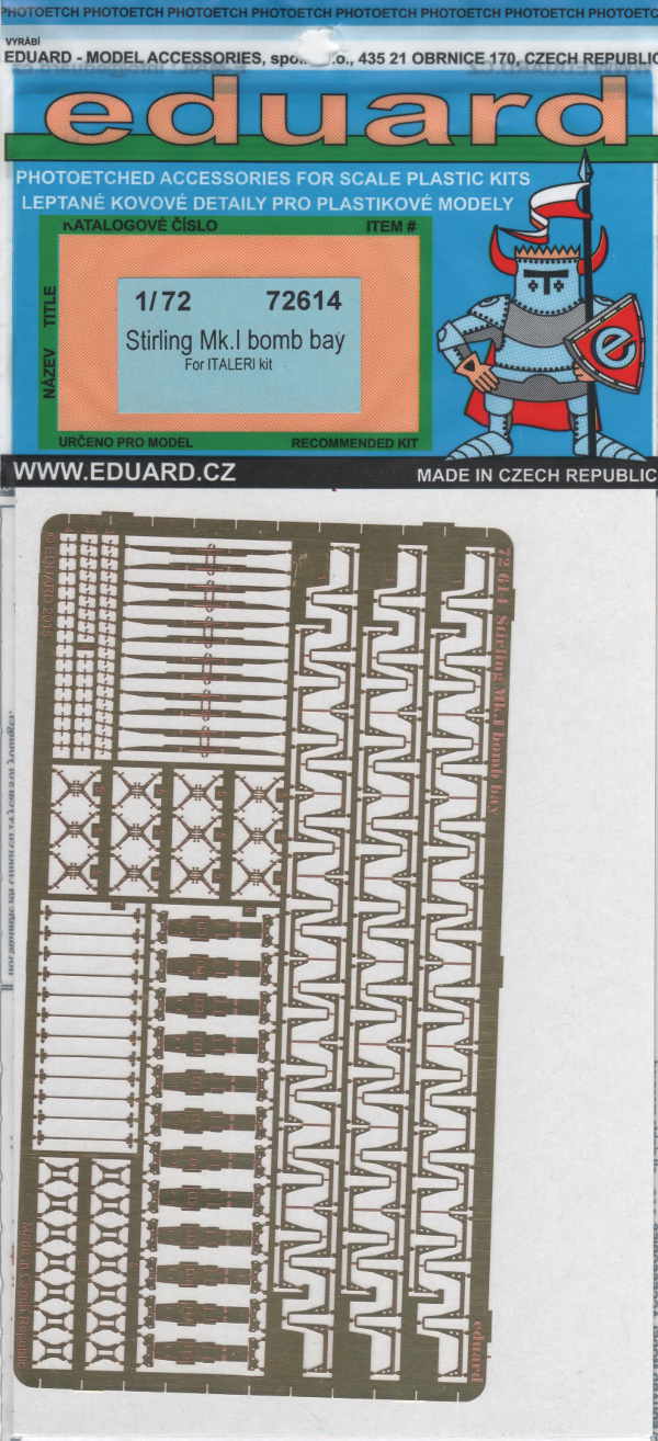 Eduard Ätzteile - Stirling Mk.I bomb bay