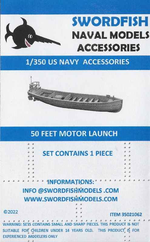 Swordfish Models  - 50 Feet Motor Launch