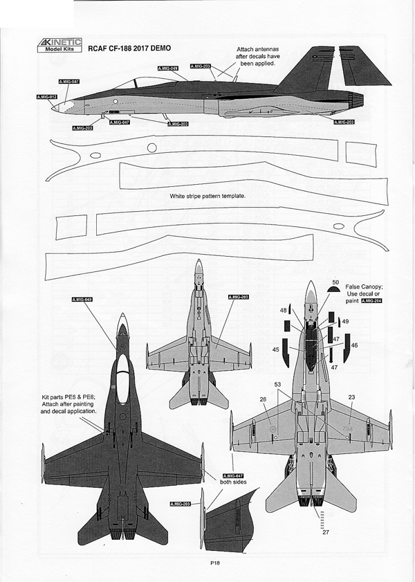 Kinetic - CF-188A RCAF Demo Team 2017