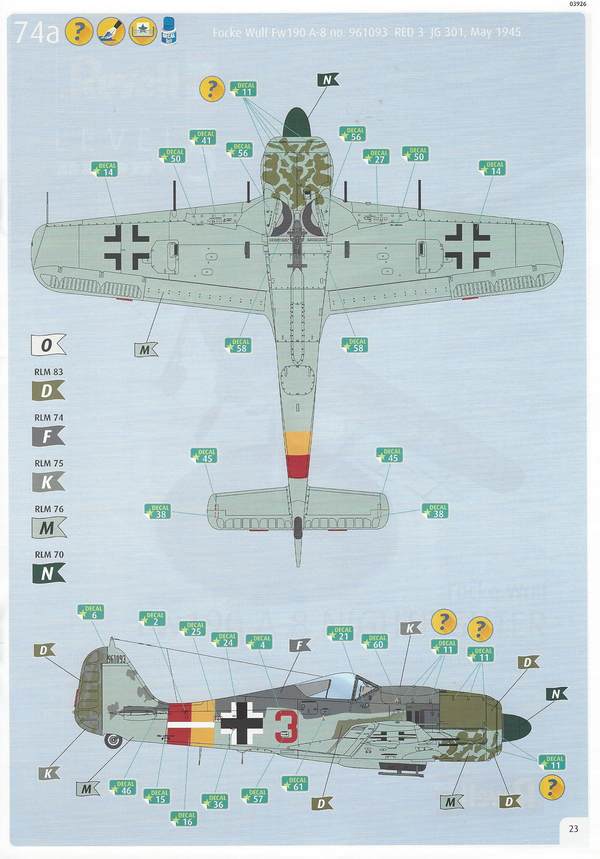 Revell - Focke Wulf Fw190 A-8/R11 NIGHTFIGHTER