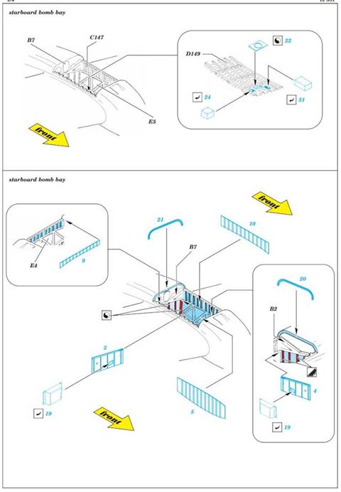 Eduard Ätzteile - PBM-5/PBM-5A bomb bay
