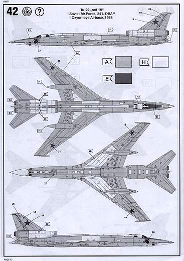 Revell - Tupolew Tu-22 B Blinder