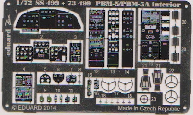 Eduard Ätzteile - PBM-5/PBM-5A interior S.A.