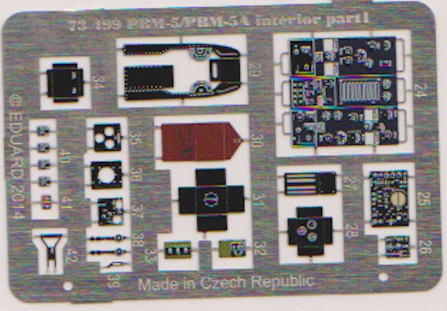 Eduard Ätzteile - PBM-5/PBM-5A interior S.A.