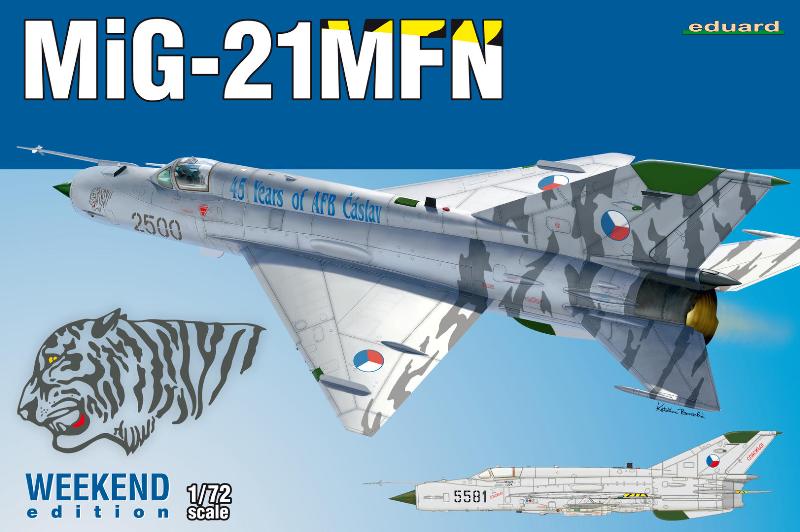 Eduard Bausätze - MiG-21MFN Weekend edition
