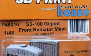 SS-100 Gigant Front Radiator Mask for Tamiya Kit von Tamiya