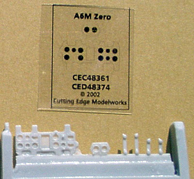 Cutting Edge Modelworks - A6M2/A6M3 Super Detailed Instrument Panel