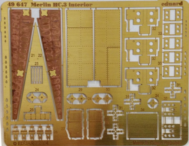 Eduard Ätzteile - Merlin HC.3 Interior S.A.