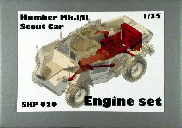 SKPmodel - Humber Mk.I/II Scout Car - Engine set