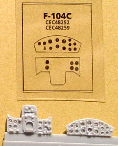 Cutting Edge Modelworks - F-104C Super Detailed Instrument Panel