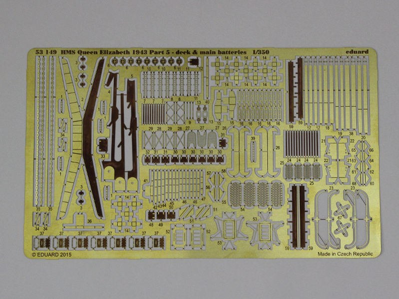 Eduard Ätzteile - HMS Queen Elizabeth 1943 Pt 5